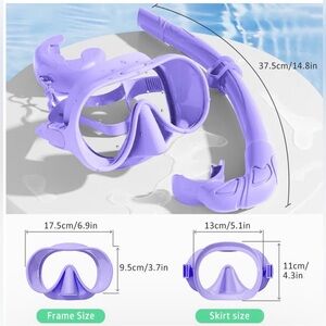 NARUTOO Macaron Colors Frameless Snorkeling Mask